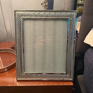 Lauren Ralph Lauren Silver Herringbone Frame